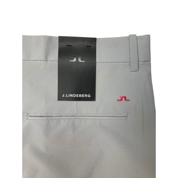 New J. Lindberg High Rise Golf Shorts Mens 40 Gray Stretch Luxury Designer - Picture 5 of 7